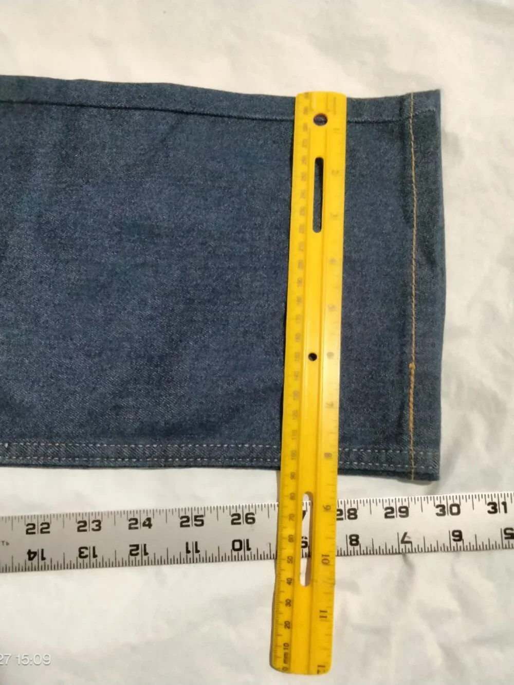 Levi's 514 Straight Fit Stretch Jeans Men 38x30 Dark Wash NWT Irregular